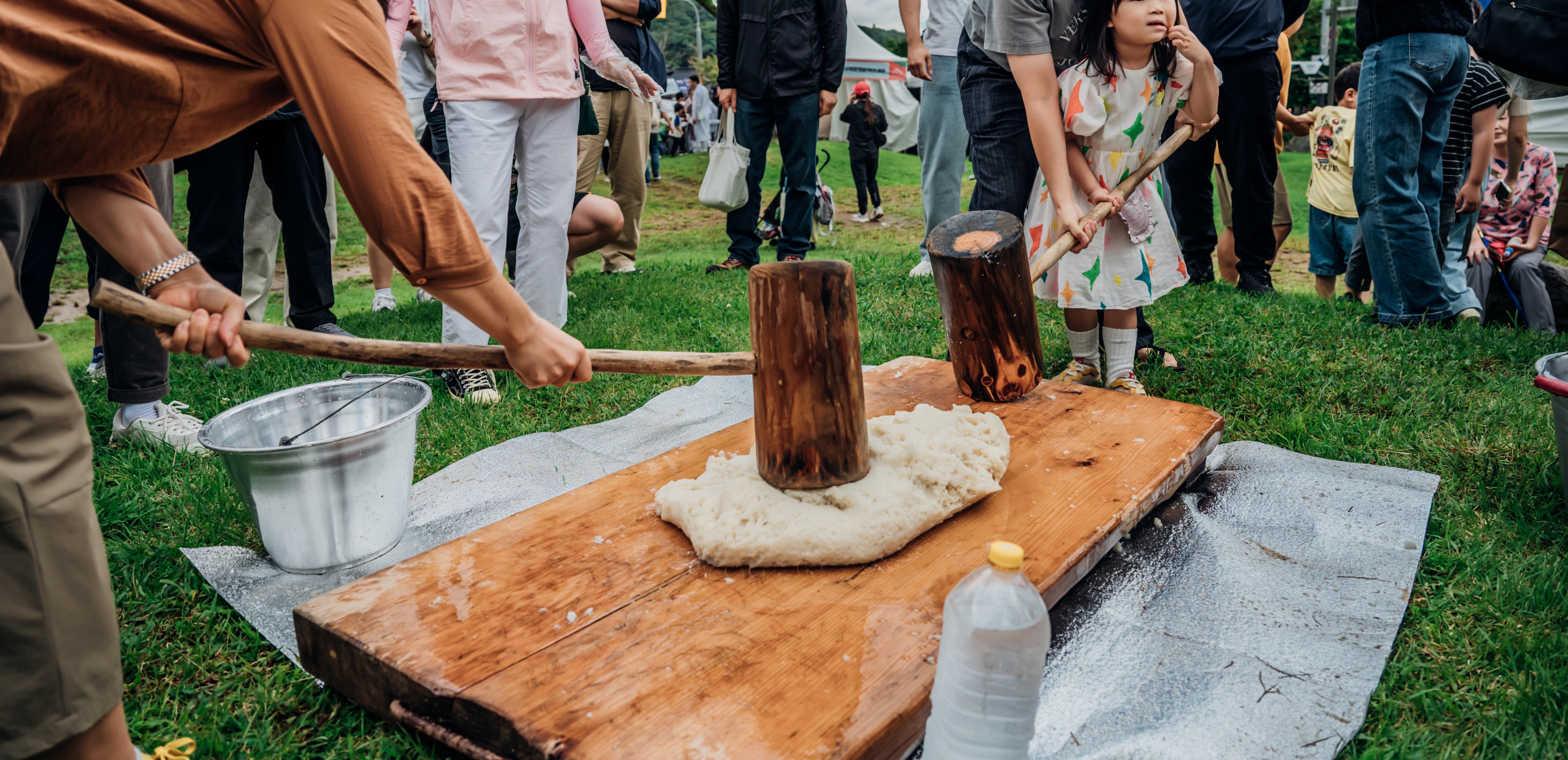 제30회 광주시 남한산성문화제 체험행사(떡메치기 등)