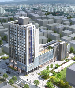 주민복합문화어울림플랫폼 및통합공공임대주택 이미지입니다.